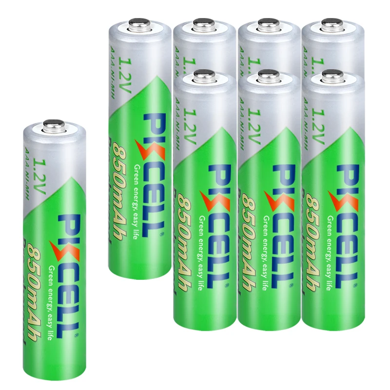 12PC X PKCELL 850mAh baterie AAA 1.2 v AAA Baterie Reîncărcabilă Scăzut de Auto-descărcare de gestiune Baterii Ni-MH cu 3PC Baterie AAA cutie caz 4