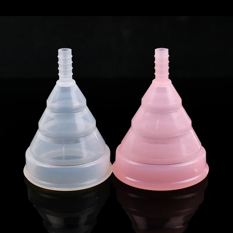 1buc S/L Silicon Medical Cupa Menstruala Pentru Femei Igienă Medicală 2 Culori Reutilizabile Doamna Vagin Perioada de Cupa Vagin Sănătate 4