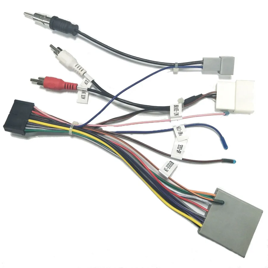 20 PINI Stereo al Mașinii de la Conectorul Fasciculului de Cabluri Adaptor 1DIN/2DIN Android Putere cabluri Potrivite pentru Honda CRV 4