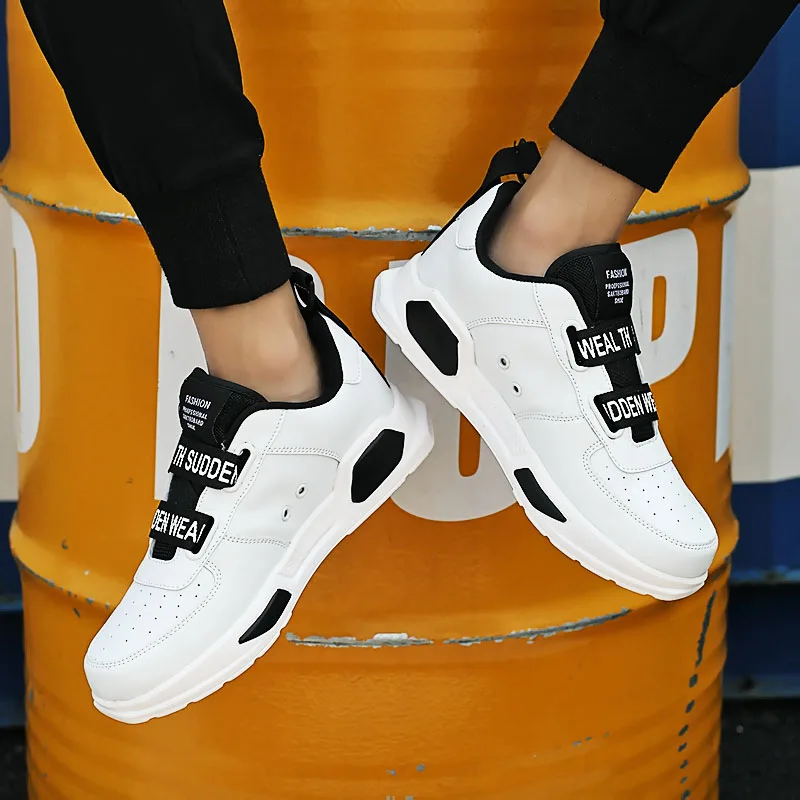 2020 Mens De Moda Casual, Pantofi De Vara Pentru Bărbați Respirabil Plat Adidasi Alb Negru Usoare Om Pantof Fierbinte De Vânzare Zapatos Para Hombre 4