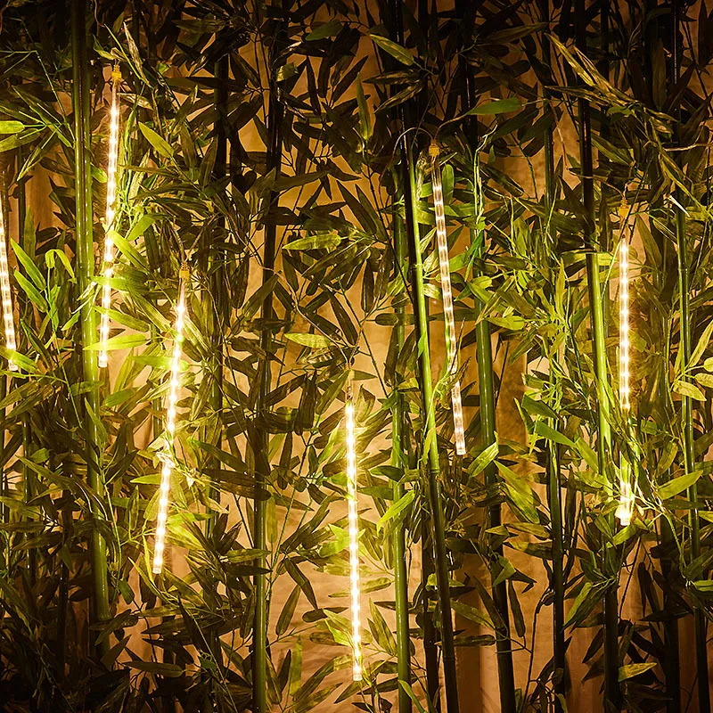 30/50cm 8 Tuburi Impermeabil Ploaie de Meteoriți Șir LED Lumini în aer liber, Decor de Crăciun pentru Casa Copac UE/SUA Plug 4