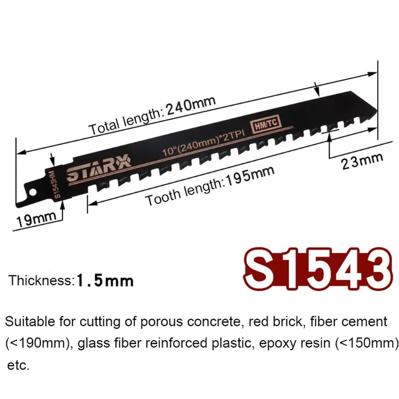 300~505mm Cimentat Ferăstrău Lama de Taiere TCT Cărămidă Piatră Cu Carbură de Dinți Demolare Zidarie Ferăstrău Scule electrice 4