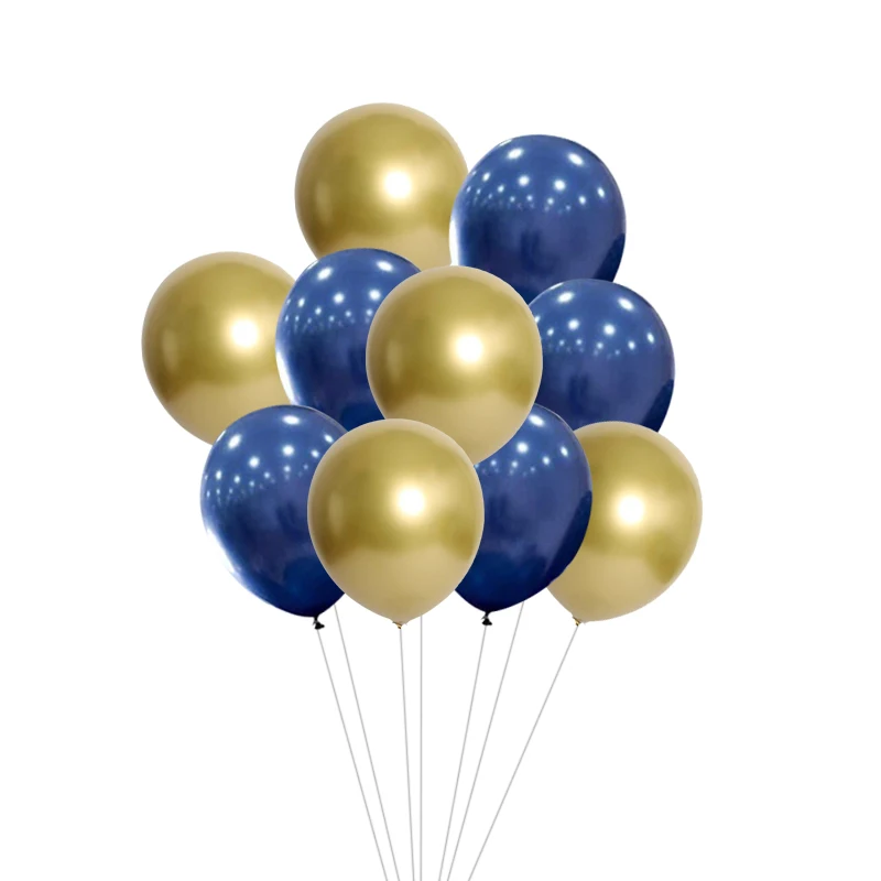 30pcs DIY Bleumarin Aur Resturi de Hârtie Balon de 12 țoli Baloane cu Confetti Roz Pentru Nunta, Ziua de naștere Petrecere Copil de Dus Provizii 4