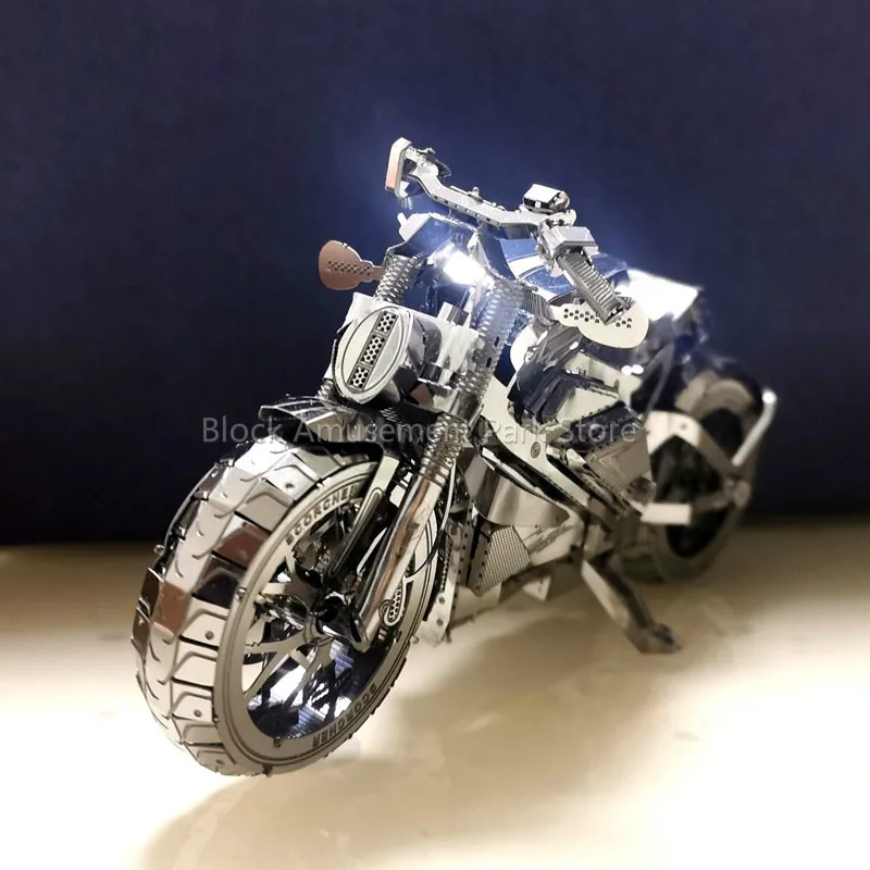 3D Metal Puzzle Răzbunare Motocicleta Colectie de Puzzle 1:16 AM DIY 3D cu Laser Tăiat Model de Puzzle Jucării pentru Adulți 3d Puzzle pentru Adulți 4