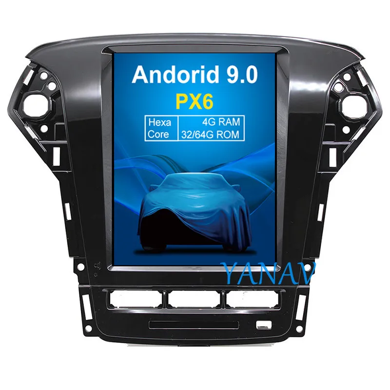 Android radio auto navigație GPS Pentru-FORD-fusion mondeo mk4 2011-2013 car audio stereo multimedia video ecran Vertical player 4