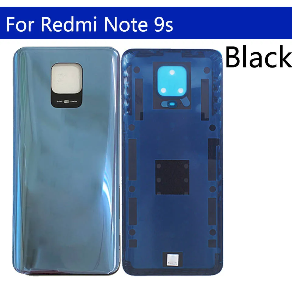 Baterie Capac Spate Pentru Xiaomi Redmi Nota 9 pe Spate de Locuințe de Sticlă Acoperi Caz Pentru Redmi Nota 9 Pro Ușa din Spate a Capacului din Spate Înlocuire 4
