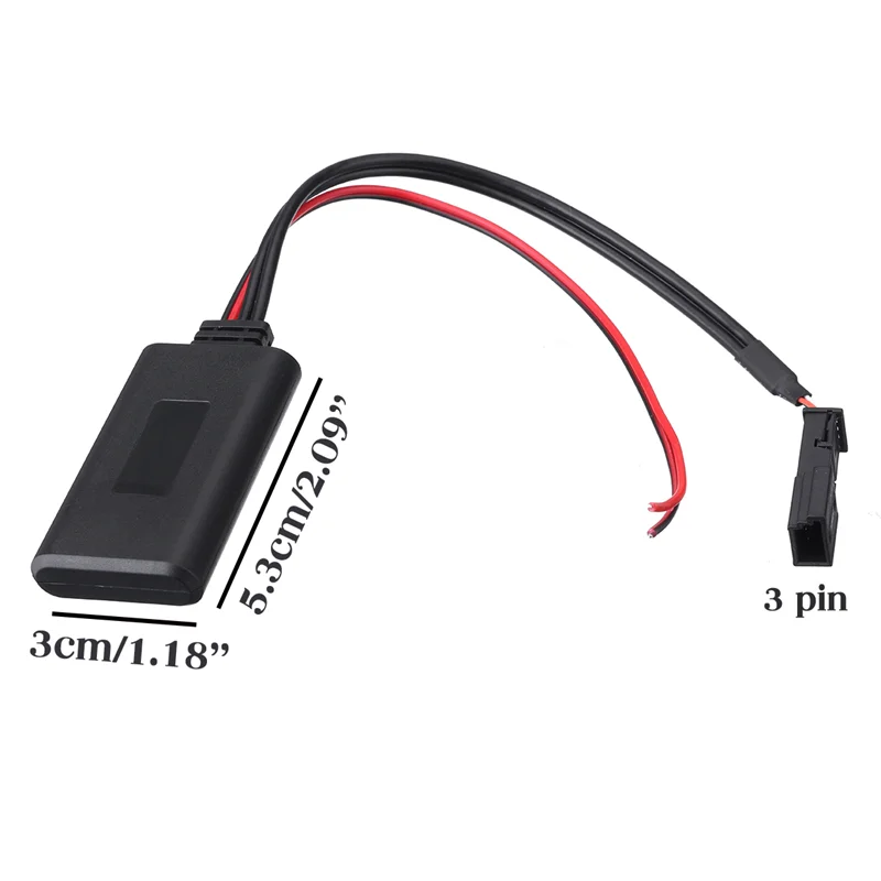 Bluetooth Audio Adapter Wireless Cablu Aux 3Pin Plug Pentru BMW BM54 E39 E46 E53 X5 AUX-IN Adaptor KABEL Accesorii Auto Bluetooth 4