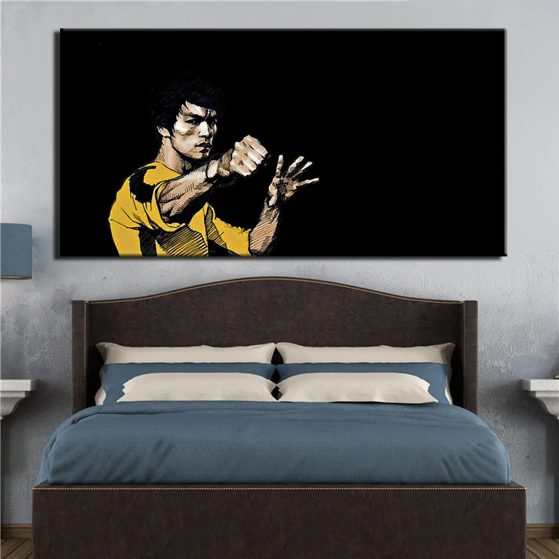 Bruce Lee Postere Si Printuri de Arta de Perete Decor Acasă Kung Fu Superstar Tablouri Canvas Poze de Perete pentru Living Decorul Camerei 4
