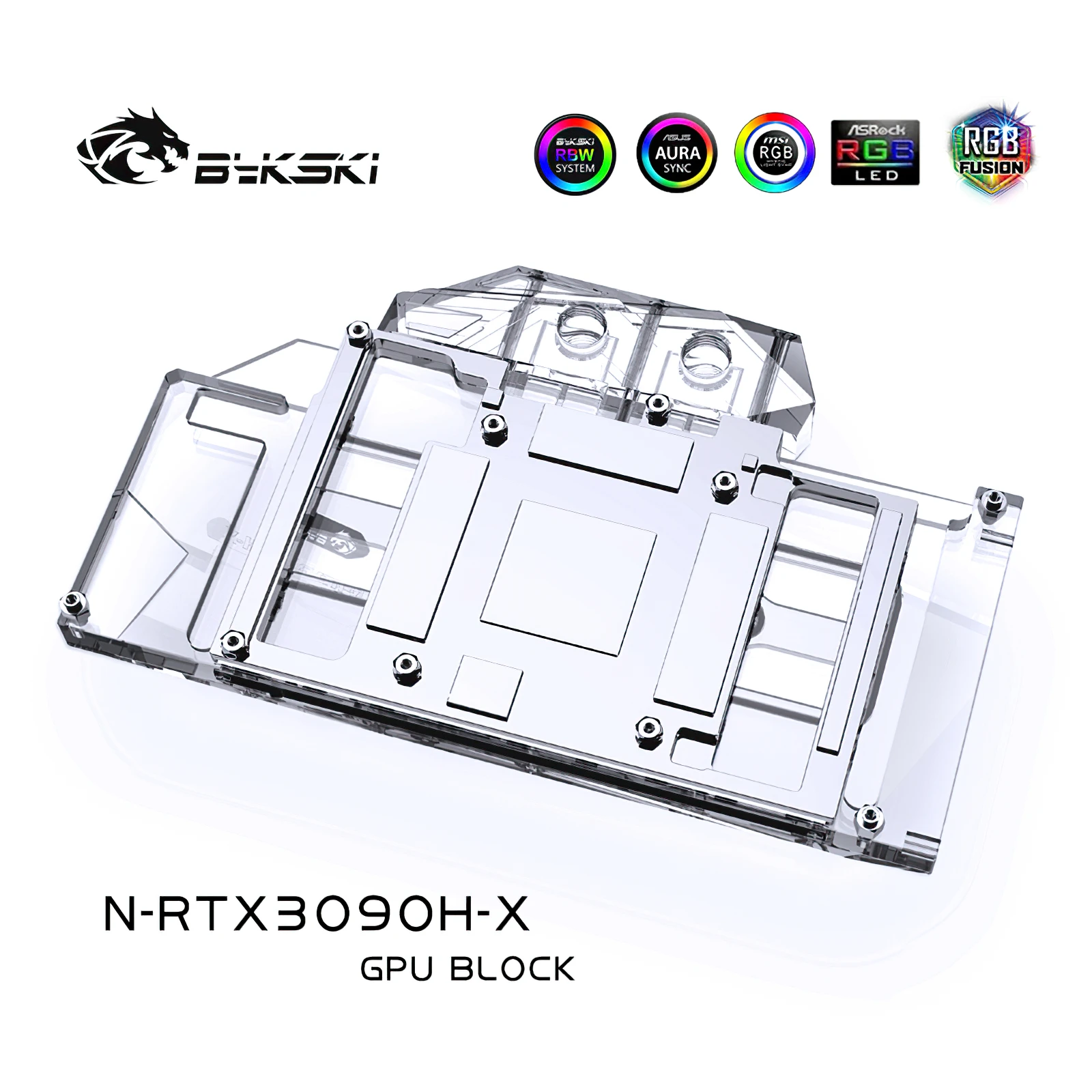 Bykski N-RTX3090H-X GPU Apă de Răcire Bloc de Referință RTX 3080 3090 4