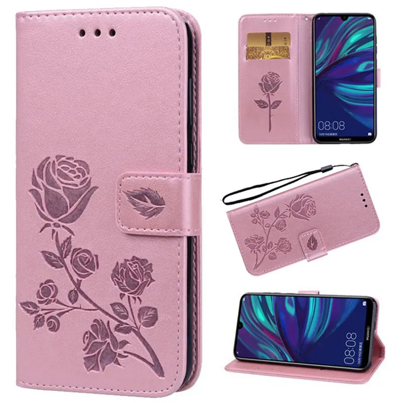 De lux Piele Flip Book case pentru Samsung Galaxy J5 J530F J520 J510 J5 J500 Prim G570F Pro Floare Trandafir Portofel Caz Acoperire Telefon 4
