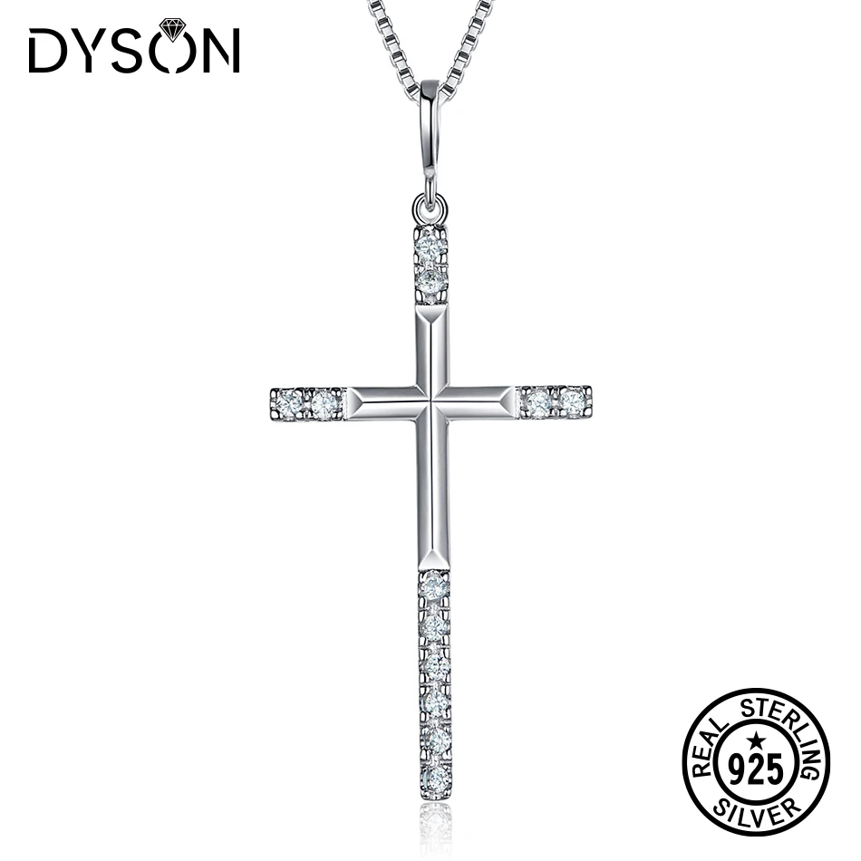 Dyson 925 De Bijuterii De Argint Pentru Femei Pandantiv Cruce Fără Lanț Delicat Cadouri De Craciun Religioase Clasic Bine Bijuterie 4