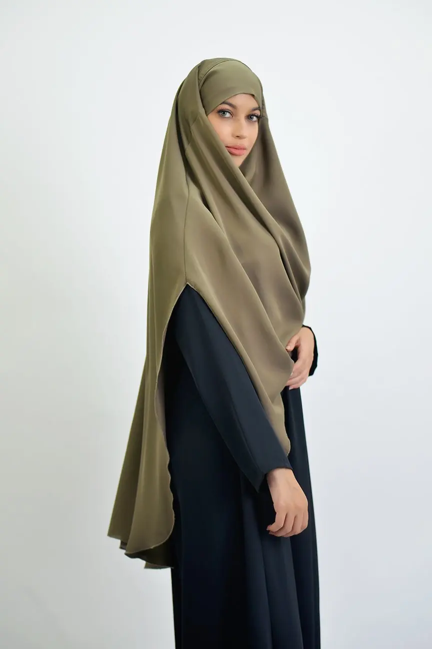 Eid Cu Glugă Femei Musulmane Hijab Rugăciune Haină Lungă Khimar Jilbab-Ul Abaya Acoperire Completă Ramadan Rochie Islamic Abaya Haine Niqab 4