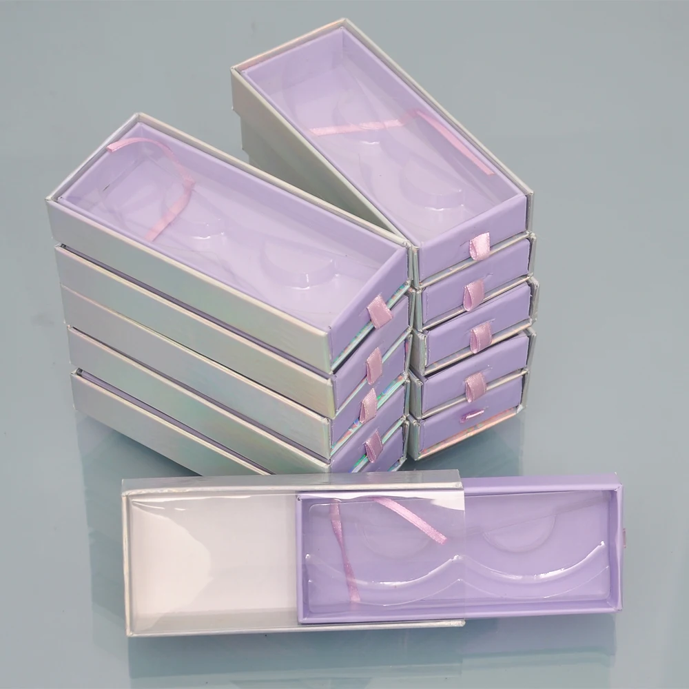 En-gros de gene cutie de ambalaj genelor cutii de ambalaj logo-ul personalizat faux cils 25mm nurca gene magnetic sertar cazul în vrac de furnizori 4