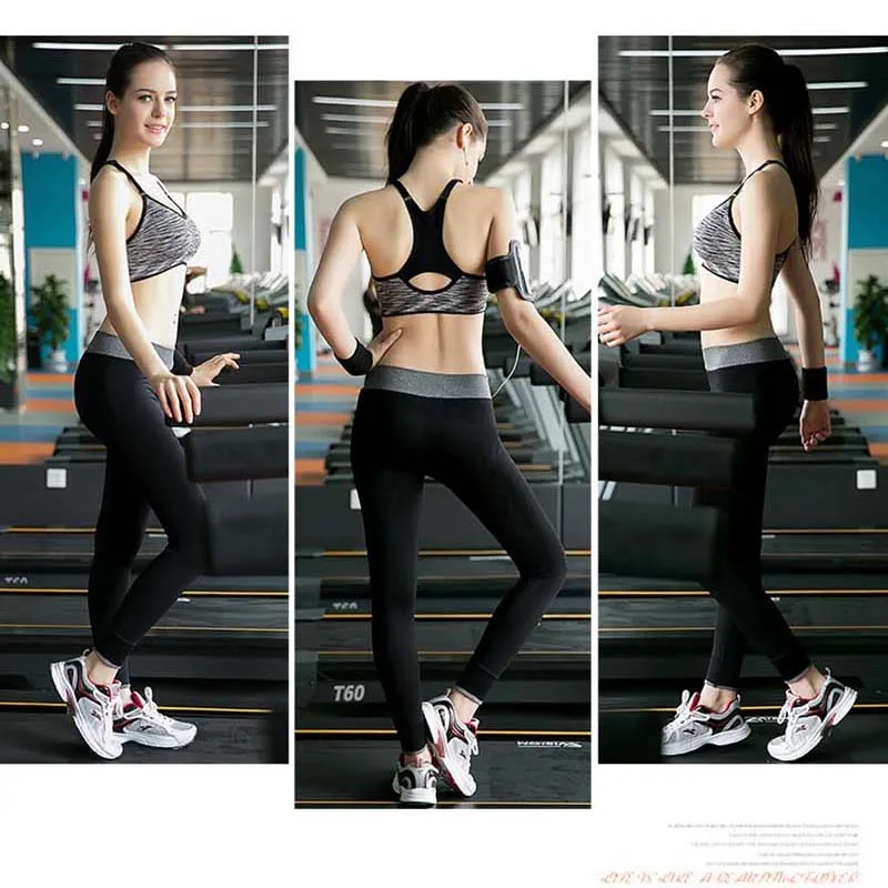 Femei sutien de sport de fitness de top, lenjerie de uscare rapidă perna wireless ajustare push-up-uri care rulează fără sudură lenjerie de corp 4