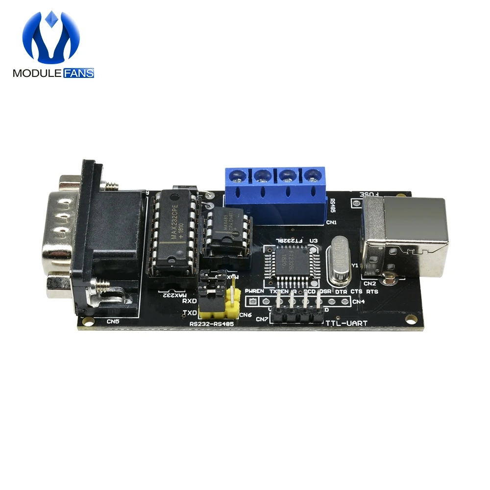 FT232BM/BL FTDI Standard USB la Serial RS232 TTL UART RS485 Convertor Adaptor DB9 Modul Controler de Bord Pentru Arduino 4