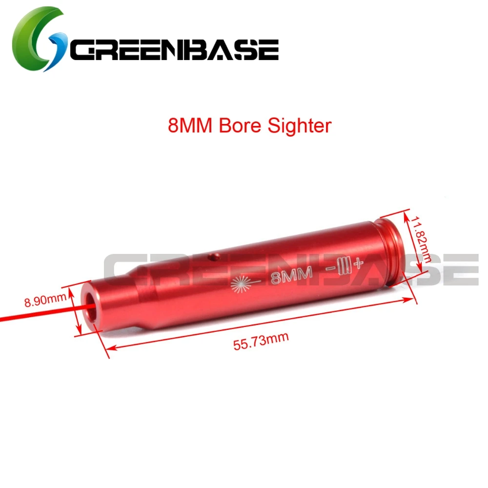 Greenbase Red Dot Laser Alamă Boresight CAL Cartuș Plictisesc Sighter Pentru Domeniul de Vânătoare 4