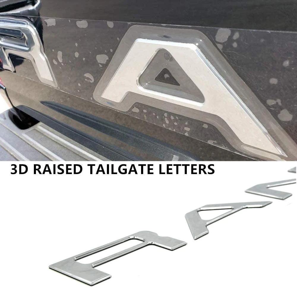 Hayon Introduce Litere pentru Ford Ranger 2019 2020, 3D Ridicat & Decalcomanii de Litere, Hayon Embleme 4
