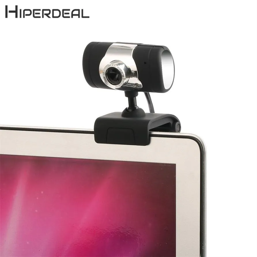 HIPERDEAL Noi HD 12 Megapixeli USB2.0 Webcam Camera cu MICROFON Clip-on pentru Calculator PC, Laptop 18Mar08 Picătură Navă F 4