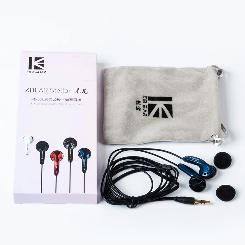 KBEAR Stelare 15.4 mm Dinamic Driver Unitate HIFI Cască Japoneză PPS Plat Dopul Earbud Bass Muzica DJ set cu Cască KBEAR KS2 KB04 4
