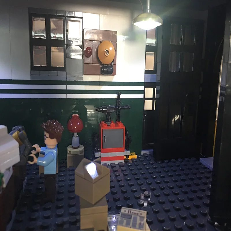 Led Light Set De Construcție Lego City Pe Strada 75827 Ghostbusters Pompieri Sediul Compatibil 16001 Blocuri De Iluminat Set 4