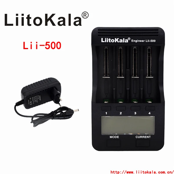Liitokala lii-500 LCD de 3.7 V/1.2 V 18650/26650/16340/14500/10440/18500 Baterie cargador lii500 încărcător 4