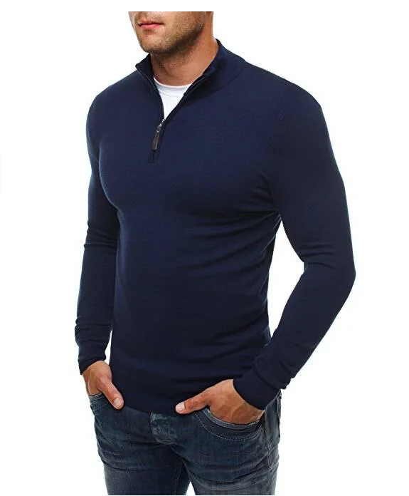 MRMT 2021 Brand Nou pentru Bărbați Jachete de Agrement cu Fermoar Moda Pulover de Culoare Solidă pentru bărbați-guler Înalt Pulover Tricoul 4
