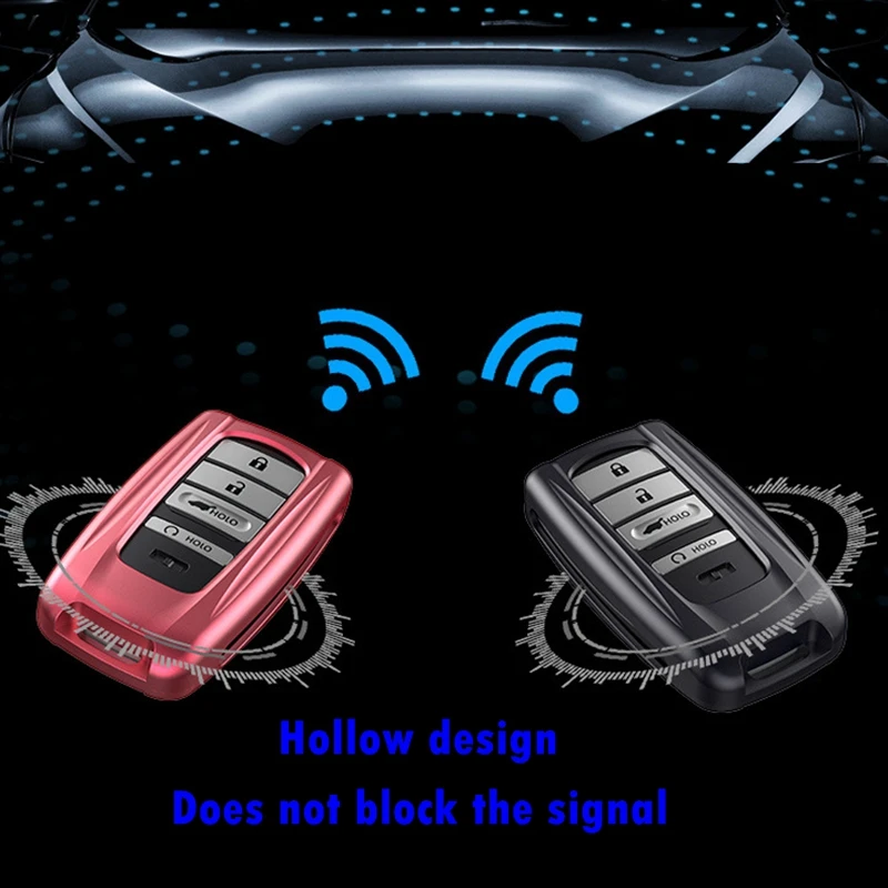 Multi-stil Aliaj de Aluminiu Cheie Auto Cutie de Protecție Smart Key Caz Este Potrivit pentru Acura CDX TLX-L MDX NSX RDX Accesorii Auto 4