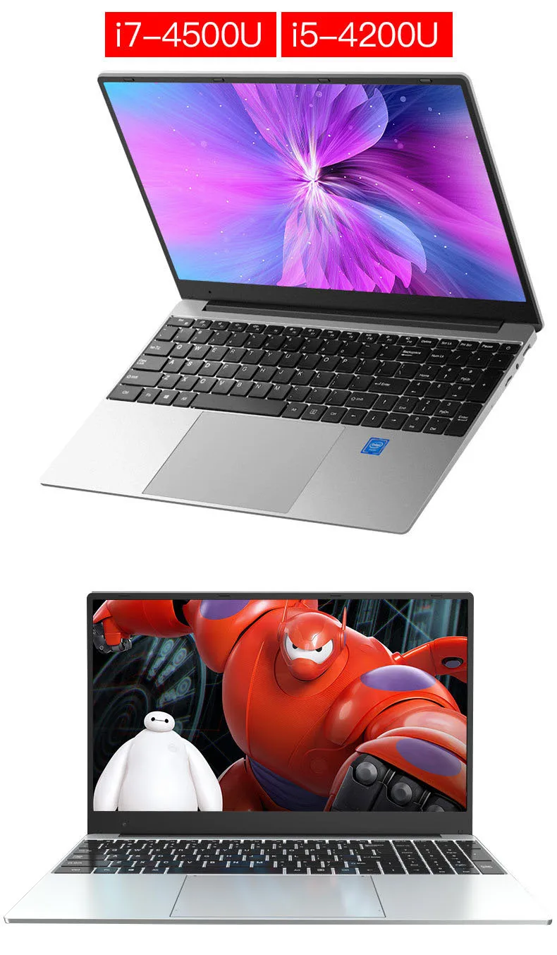 NE Căpitanul Ultrathin Laptop 15.6 Inch Intel Core i7 4500U DDR3 8GB RAM 1TB SSD Windows 10 Notebook-uri pentru Bussines Studiul Jocurilor de noroc 4