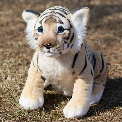 Noua Simulare Tigru, Leu, Leopard Umplute & Animale De Pluș Drăguț Papusa Copil Ziua De Nastere Cadou Jucarii Moale Perna De Crăciun 4