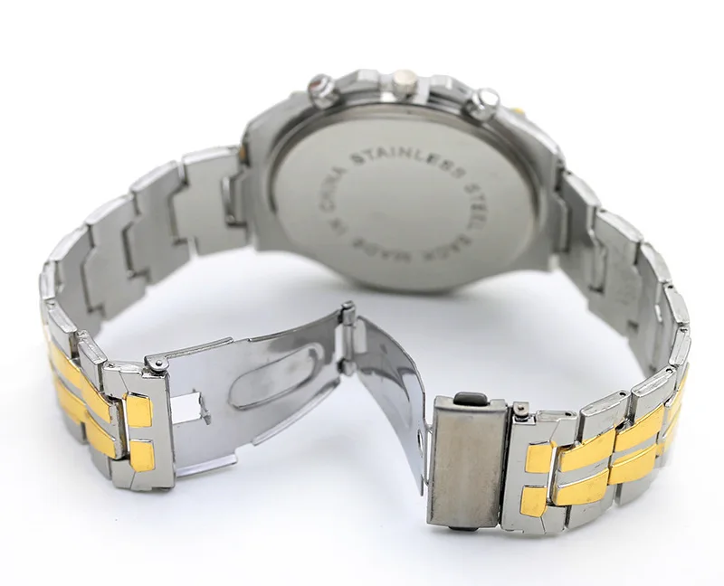 ORLANDO Ceasuri Bărbați Ceasuri de Aur din Oțel Inoxidabil Cuarț de Afaceri de Lux Ceasuri Barbati, administrat de omul relogio masculino reloj hombre 4