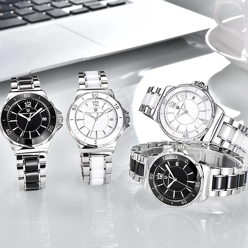 Pagani Proiectare femei ceasuri din oțel inoxidabil cuarț bărbați ceas de mână de moda casual, ceasuri sport Japonia mișcarea ceas rezistent la apa 4