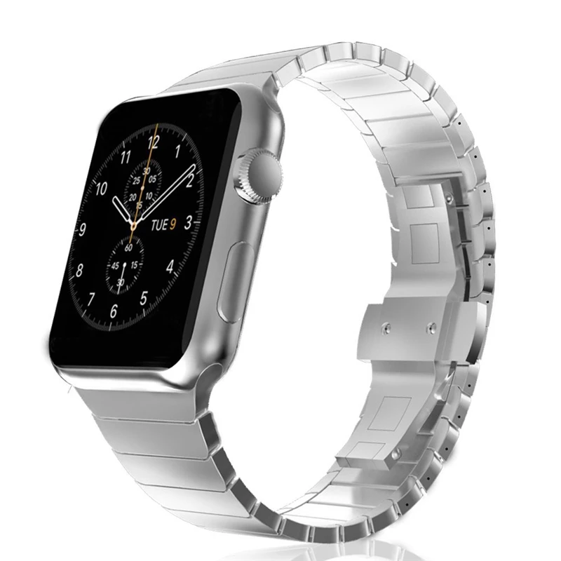 Pentru Apple Watch Band din Otel Inoxidabil Curea de Ceas Apple Watch 6 5 4 3 2 1 SE Fluture de Metal Catarama Bratara pentru iWatch 44MM 40MM 4
