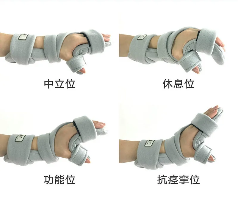 Puncte grif fractură încheietura mâinii Mână fixă degetul corector Bătrâni accident vascular cerebral hemiplegică reabilitare echipamente de formare 4