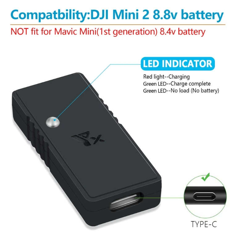 QC3.0 Încărcător de Baterie USB Adaptor de Încărcare pentru D-JI Mini 2 Mavic Mini2 Drone 4