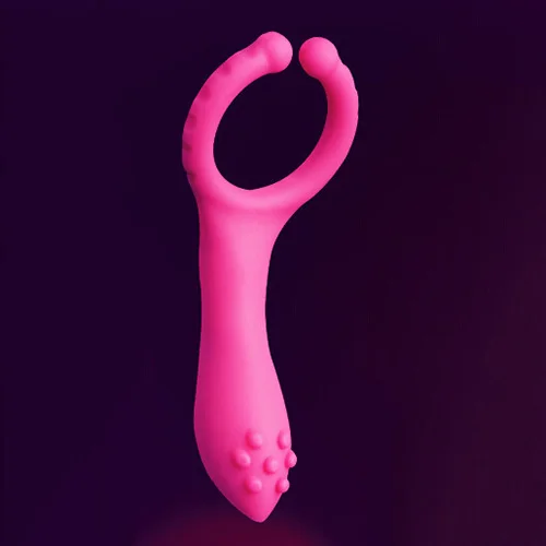 Silicon Vibrator rezistent la apa Cockring Inel Penis Vibrator intarzierea Ejacularii cu Stimulator Clitoridian Jucărie Sexuală 4