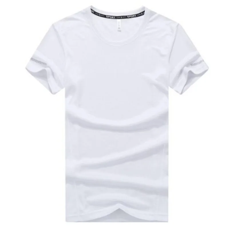 Supersize 7XL 8xl 9xl de Vară pentru Bărbați Respirație Uscare Rapida O-neck T-shirt, Jacheta maneca Scurta partea de Sus și de Moda T-shirt Tricou Sport 4