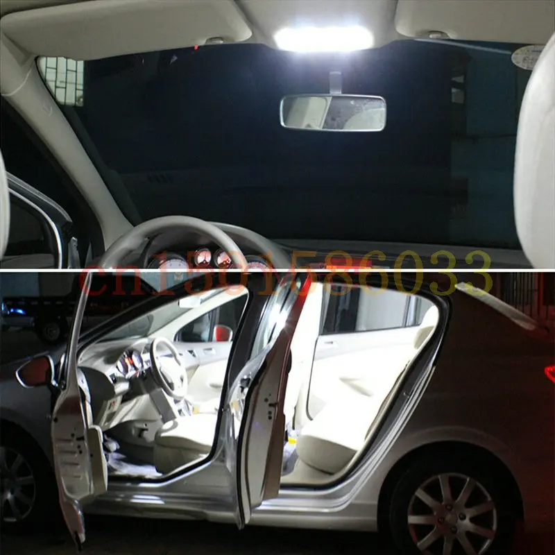 Transport gratuit 4buc/Lot auto-styling Alb Xenon Canbus PackageKit LED Lumini de Interior Pentru Opel Corsa C GSi 4