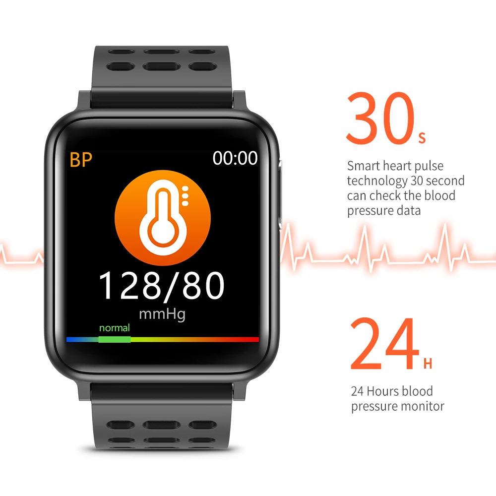 V5 Bărbați Femei Ceas Inteligent Tensiunii Arteriale de Oxigen Sport Band Heart Rate Monitor ECG PPG SPO2 Smartwatch pentru android IOS Xiaomi 4