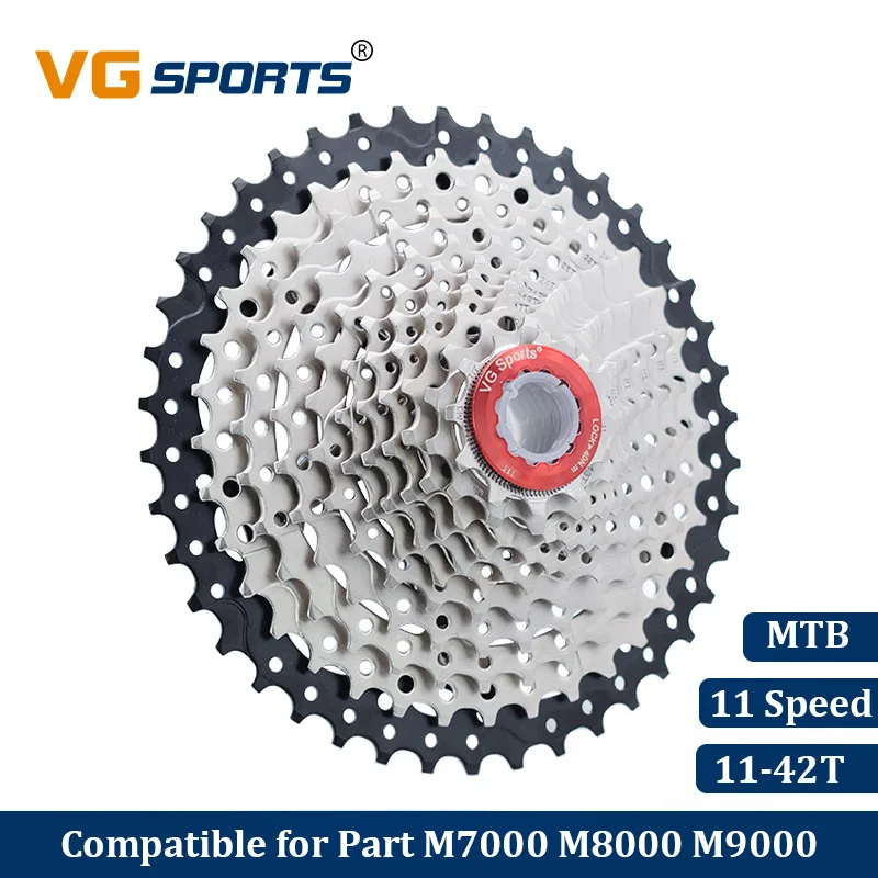 VG Sport Mountain Bike MTB 11 Viteza Caseta 11 Velocidade 11S 42T Piese de Bicicletă Cassete Pinioane Pinion Cdg Ultralight 542g 4