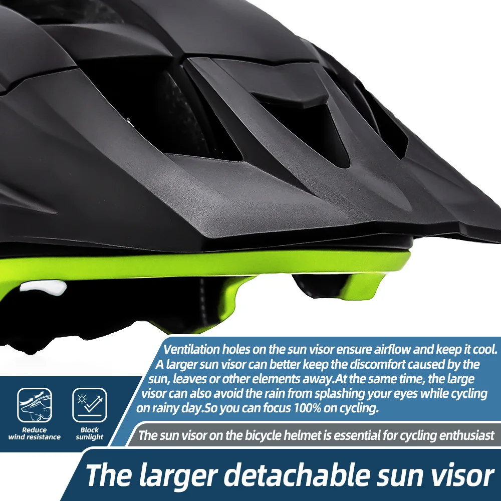 VICTGOAL CONDUS Motocicleta Casca Cu Ochelari de Soare Visor Reîncărcabilă LED Bărbați Biciclete Casca ochelari de Soare Scut Drum Căști de Ciclism MTB 4
