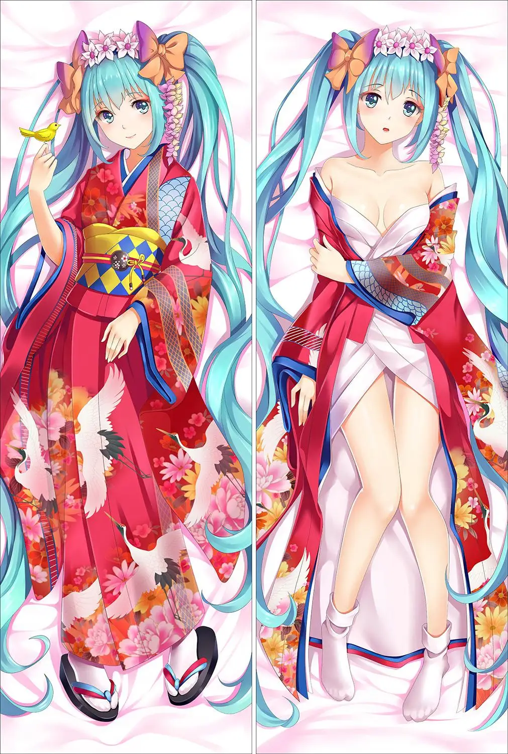 Vocaloid Anime KAITO Dakimakura Acoperă Caracter Cântăreață Fată Rin & Luka Megurine Sustine Bookaroido Îmbrățișări Corp față de Pernă 4