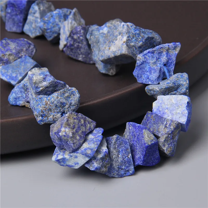 10-13mm Mici Naturală formă neregulată Prime Minerale Margele Piatra Grea de Cuarț Lapis Lazuli Șirag de mărgele Nugget Pentru a Face Bijuterii Pandantiv Colier 5