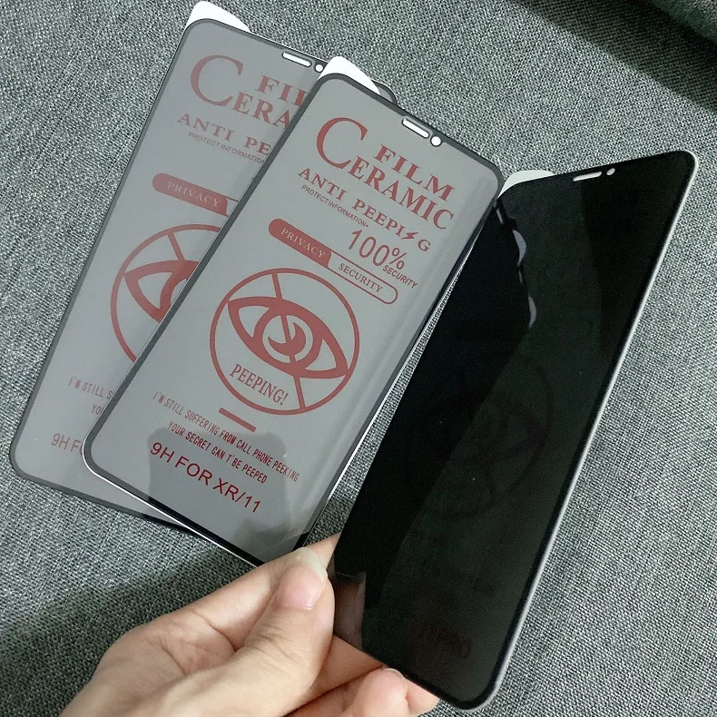 10buc Nou de Confidențialitate Ceramice Film Pentru iPhone 12 Mini 11 Pro XR X XS Max Antispy Moale Protector de Ecran Pe iPhone 8 7 6S Plus SE2020 5