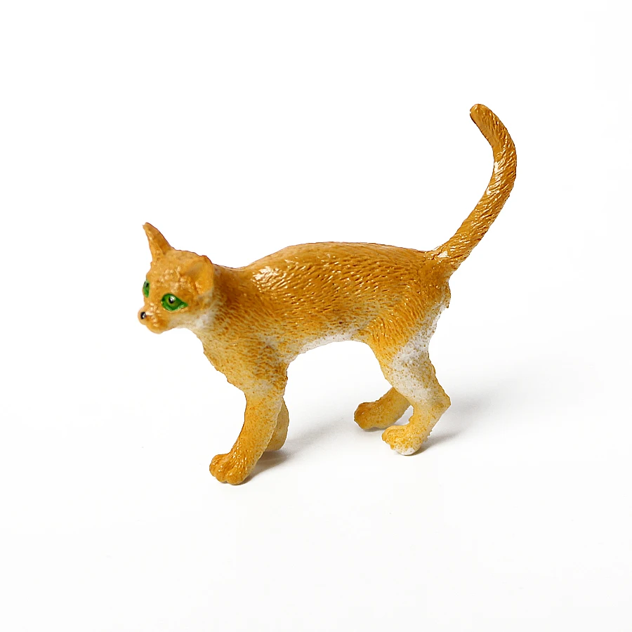 12PCS Cat Realist Figurine,Animale, Pisica Personaje Jucării Figura de Colectare Playset de Învățământ Pisica Cifre Jucarie Cadou pentru Copii 5