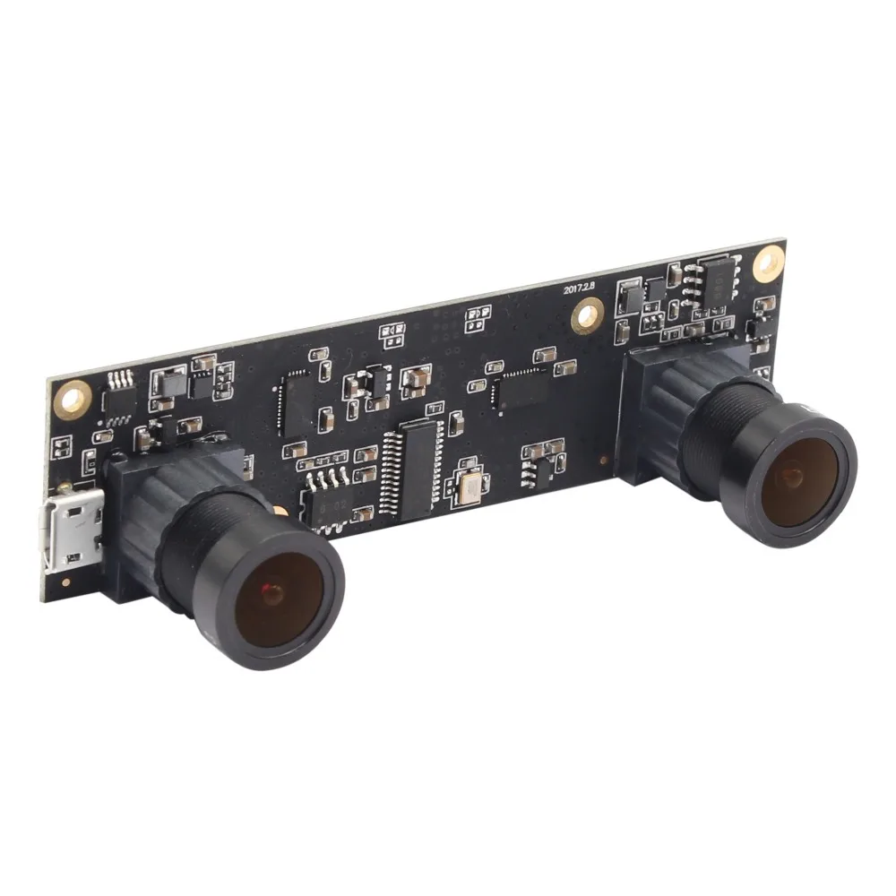 2.8 mm unghi larg Dual Lentilă aparat de Fotografiat USB Module Aptina AR0330 1920x1080 mjpeg 30fps camera usb pentru camera video 3d 5