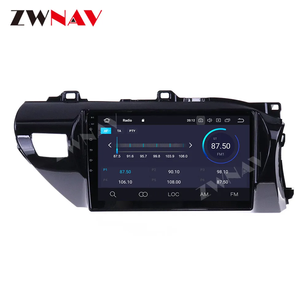 2 din touch screen Android 10.0 Mașină player Multimedia Pentru Toyota Hilux RHD-2020 video audio stereo radio navi GPS unitatea de cap 5