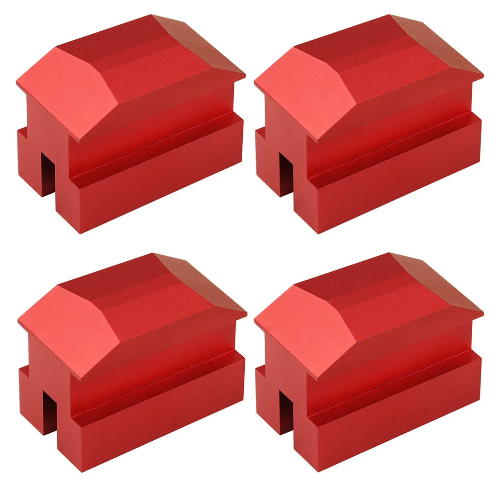 4buc Roșu Lift Tampoane Auto din Aliaj de Aluminiu Accesorii Ușor de Instalare Auto Durabil Mini Cric Puncte Pentru Camaro 16 17 18 5