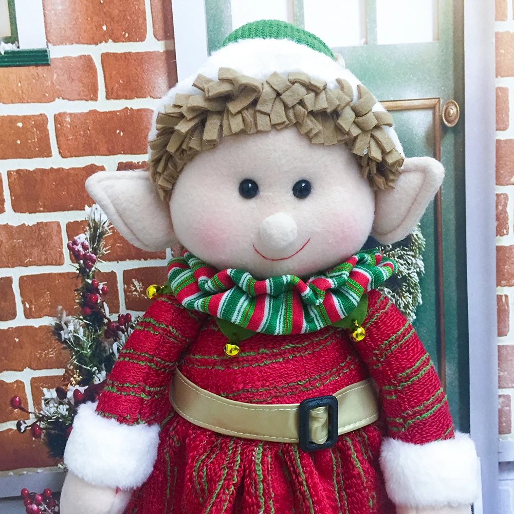 60cm Scalabile Elf de Crăciun de Decorare Anul Nou Acasă Decorare Cadouri Jucarii Copii Camera Ornamente de Crăciun de Pluș Navidad 5