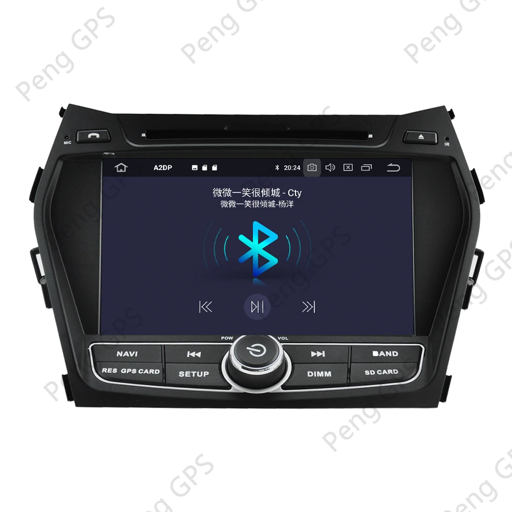 Android 10.0 CD-DVD Player Pentru Hyundai IX45/Sante Fe-2018 Unitate Multimedia Auto Stereo Navigatie GPS Radio Carplay 5