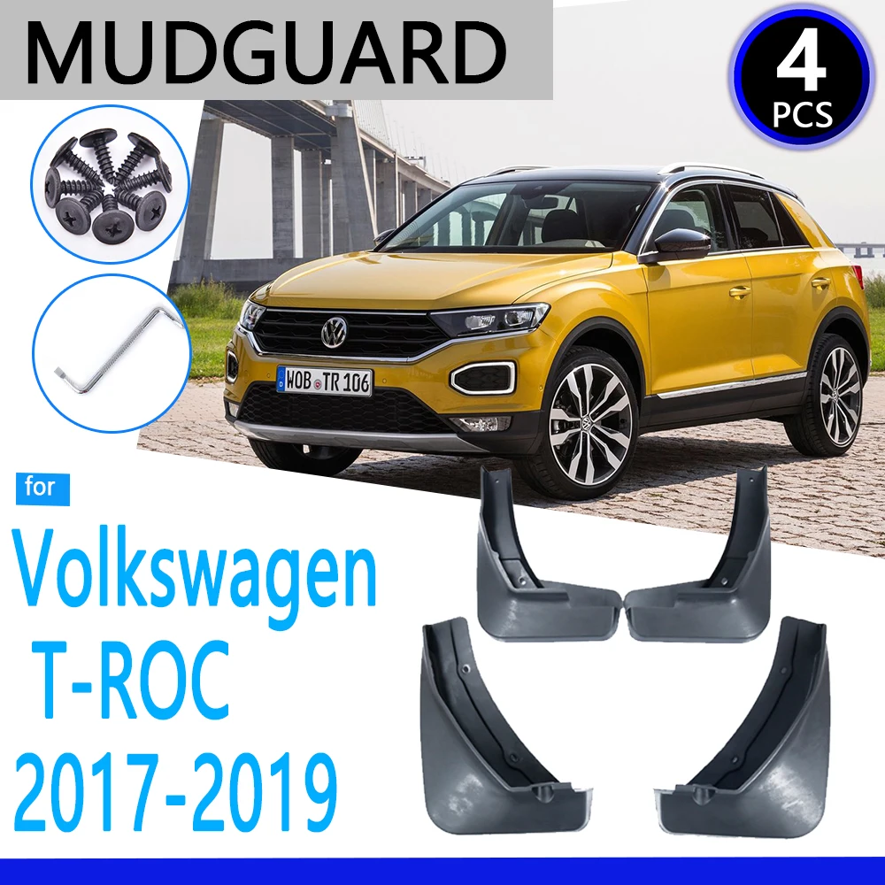 Apărători de noroi pentru Volkswagen VW T-Roc TRoc T Roc 2017 2018 2019 Accesorii Auto Mudflap Fender Auto Piese de schimb 5